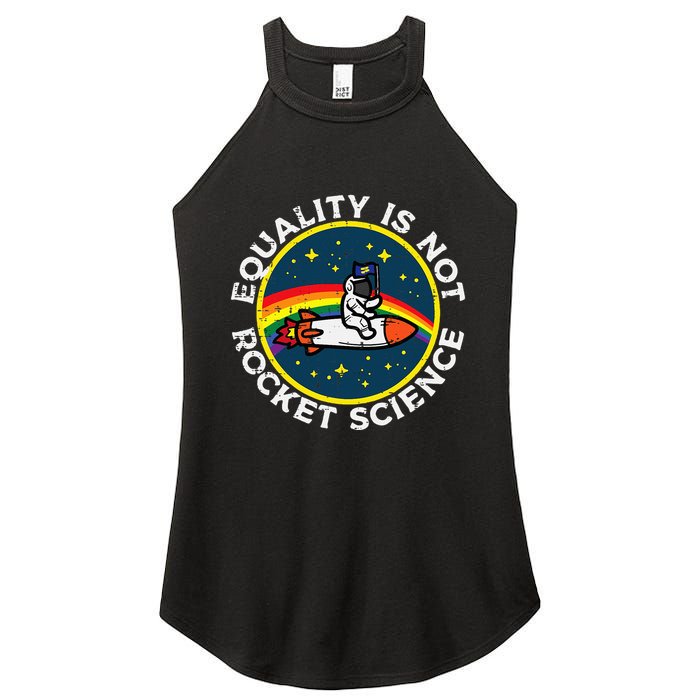 Lgbt Equality Not Rocket Science Pride Ally Women's Perfect Tri Rocker Tank