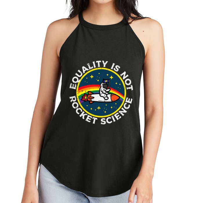 Lgbt Equality Not Rocket Science Pride Ally Women's Perfect Tri Rocker Tank