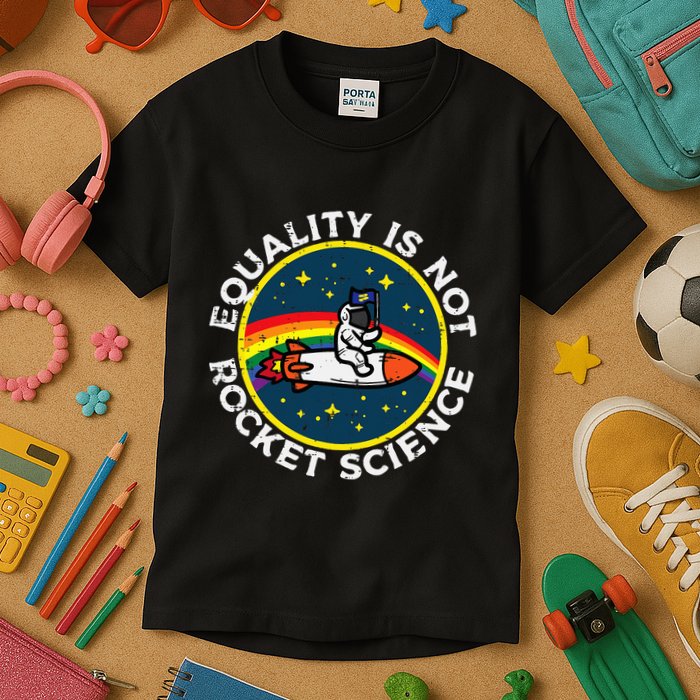 Lgbt Equality Not Rocket Science Pride Ally Kids T-Shirt