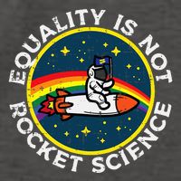 Lgbt Equality Not Rocket Science Pride Ally Vector Backpack