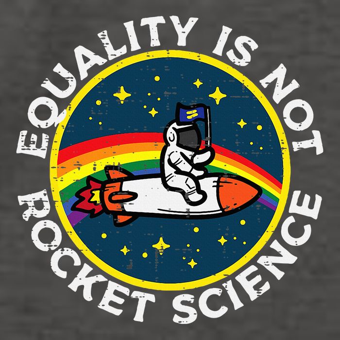 Lgbt Equality Not Rocket Science Pride Ally Vector Backpack