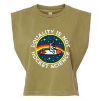 Lgbt Equality Not Rocket Science Pride Ally Garment-Dyed Women's Muscle Tee