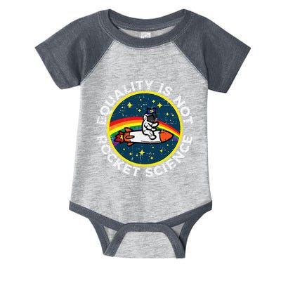 Lgbt Equality Not Rocket Science Pride Ally Infant Baby Jersey Bodysuit