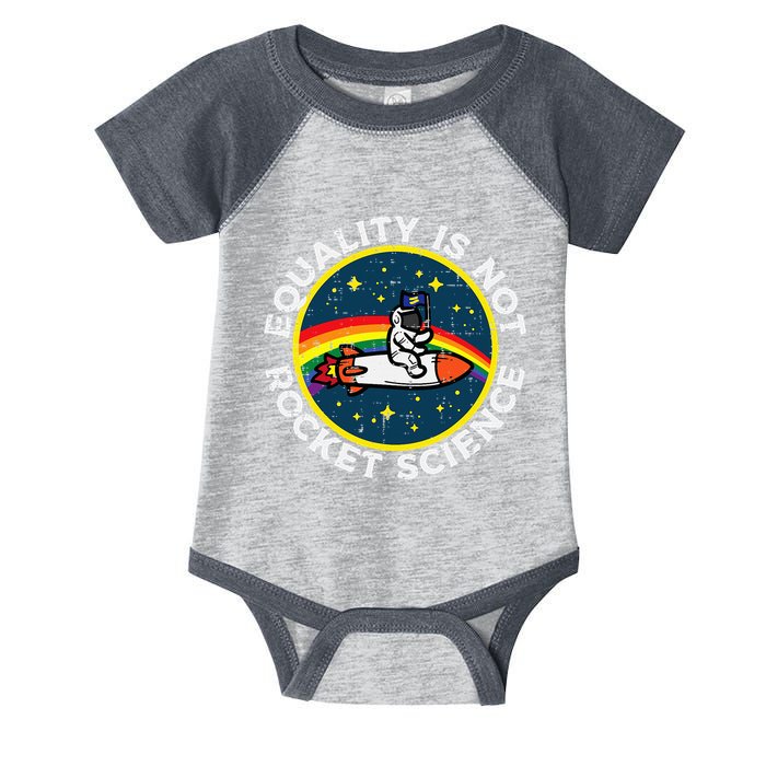 Lgbt Equality Not Rocket Science Pride Ally Infant Baby Jersey Bodysuit