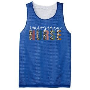 Leopard Emergency Nurse Er Trauma And Emergency Departt Funny Gift Mesh Reversible Basketball Jersey Tank