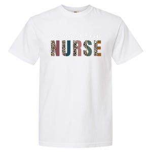 Leopard Emergency Nurse Er Trauma And Emergency Departt Funny Gift Garment-Dyed Heavyweight T-Shirt