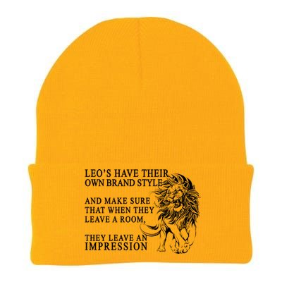 Leo Brand Of Style Zodiac Knit Cap Winter Beanie