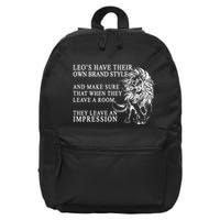 Leo Brand Of Style Zodiac 16 in Basic Backpack