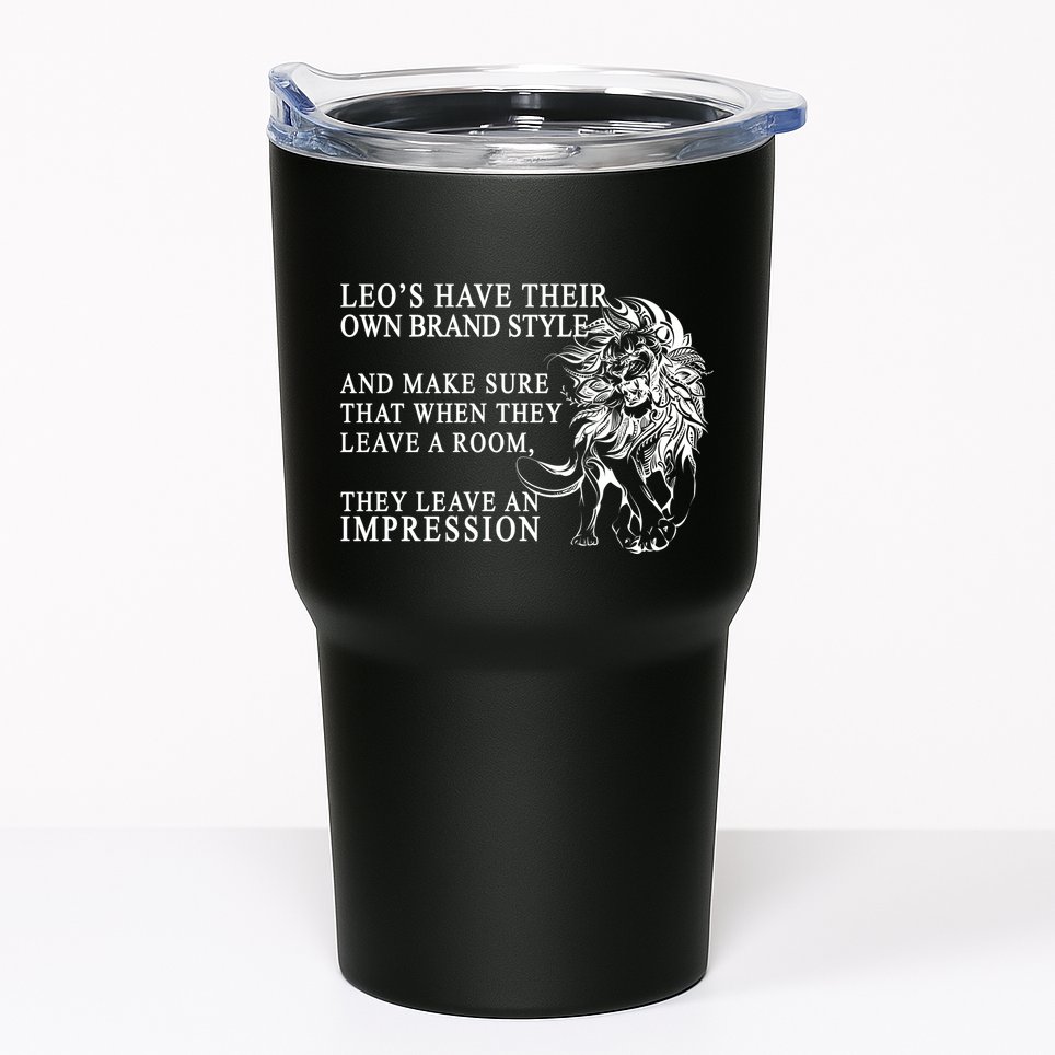 Leo Brand Of Style Zodiac Tumbler