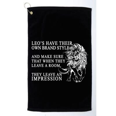 Leo Brand Of Style Zodiac Golf Towel