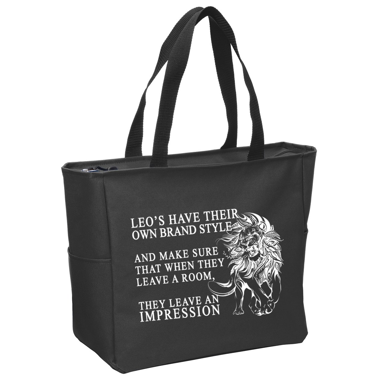 Leo Brand Of Style Zodiac Zip Tote Bag