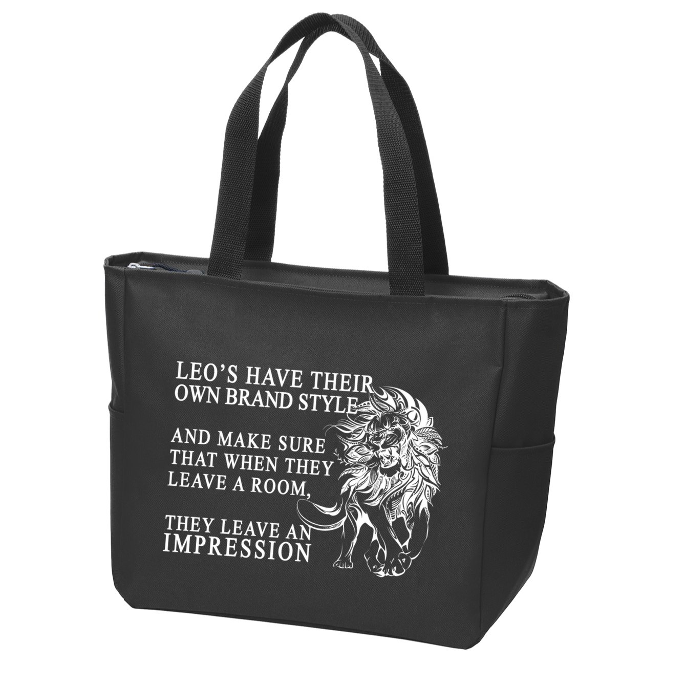 Leo Brand Of Style Zodiac Zip Tote Bag