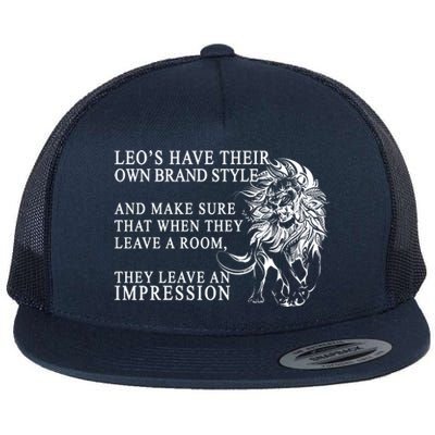 Leo Brand Of Style Zodiac Flat Bill Trucker Hat