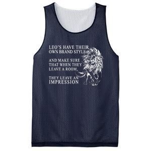 Leo Brand Of Style Zodiac Mesh Reversible Basketball Jersey Tank