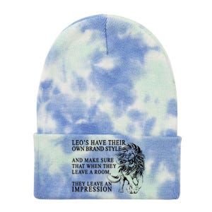 Leo Brand Of Style Zodiac Tie Dye 12in Knit Beanie