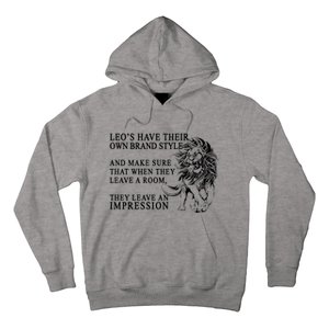 Leo Brand Of Style Zodiac Hoodie