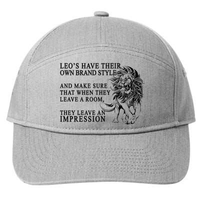 Leo Brand Of Style Zodiac 7-Panel Snapback Hat