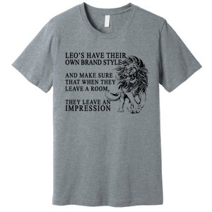 Leo Brand Of Style Zodiac Premium T-Shirt