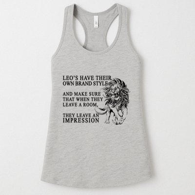 Leo Brand Of Style Zodiac Womens Tank Top