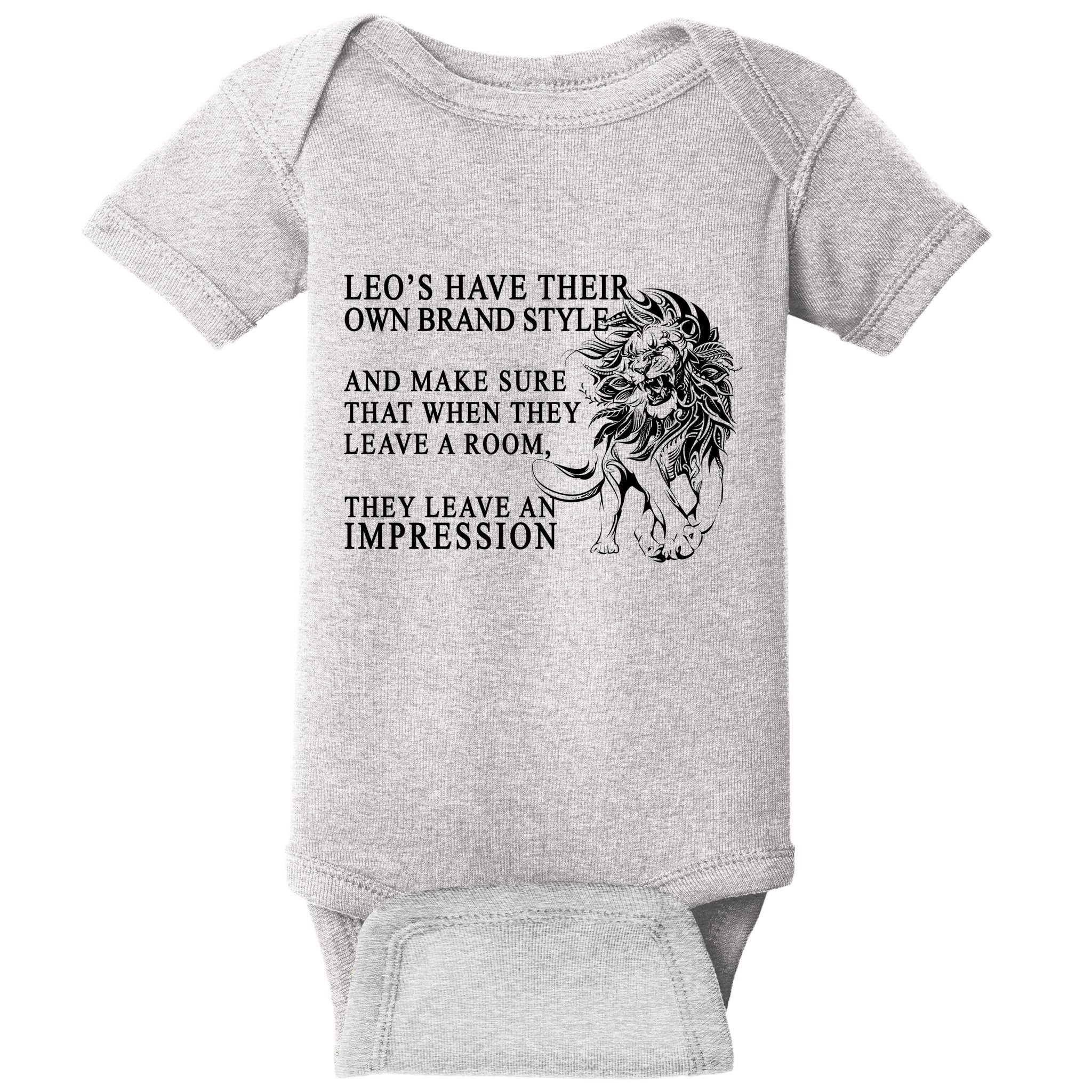 Leo Brand Of Style Zodiac Baby Bodysuit