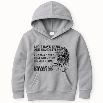 Leo Brand Of Style Zodiac Kids Hoodie