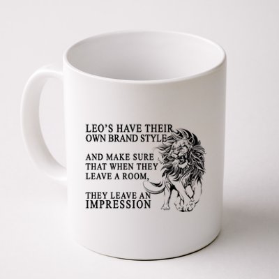 Leo Brand Of Style Zodiac Coffee Mug