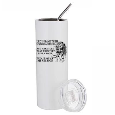 Leo Brand Of Style Zodiac Stainless Steel Tumbler