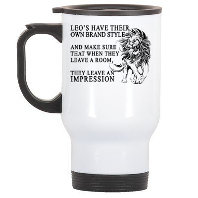 Leo Brand Of Style Zodiac Stainless Steel Travel Mug