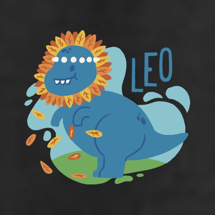 Leo Dinosaur Cool Comfort Performance Bucket Hat