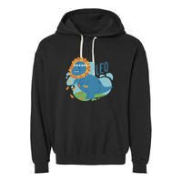 Leo Dinosaur Garment-Dyed Fleece Hoodie
