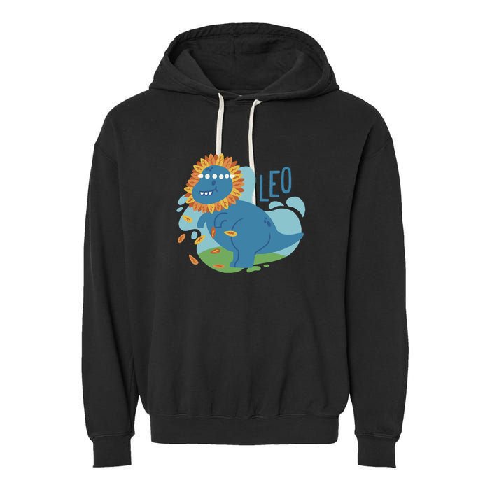 Leo Dinosaur Garment-Dyed Fleece Hoodie
