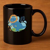Leo Dinosaur 11oz C Handle Ceramic Mug