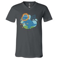 Leo Dinosaur V-Neck T-Shirt