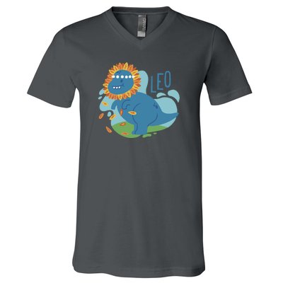 Leo Dinosaur V-Neck T-Shirt