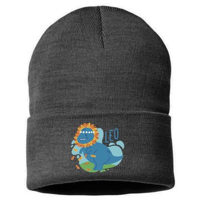 Leo Dinosaur Sustainable Knit Beanie