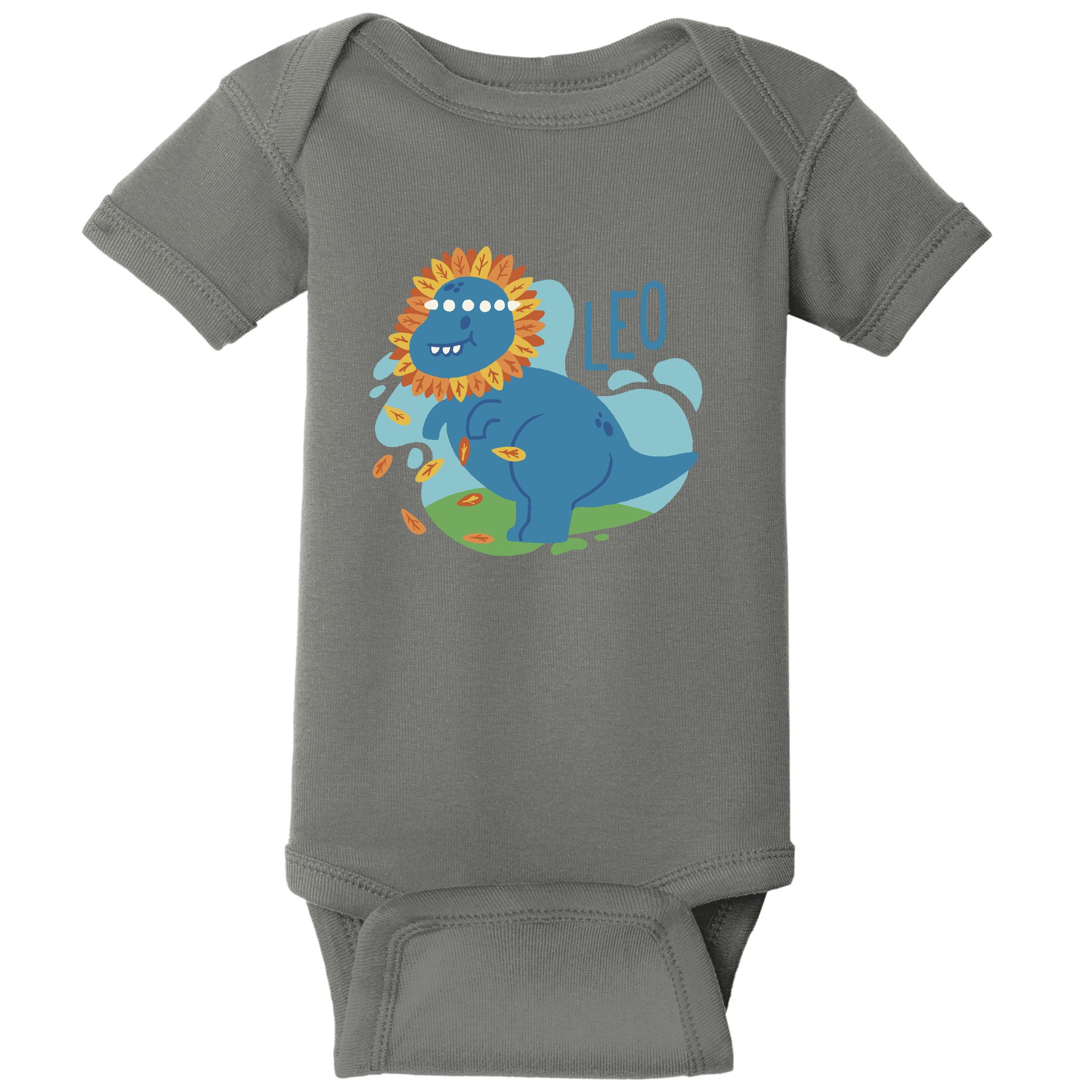 Leo Dinosaur Baby Bodysuit