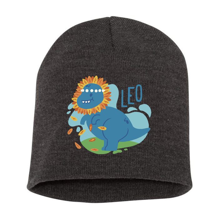 Leo Dinosaur Short Acrylic Beanie