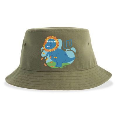 Leo Dinosaur Sustainable Bucket Hat