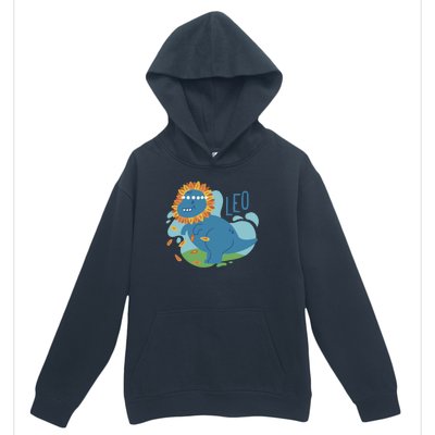 Leo Dinosaur Urban Pullover Hoodie