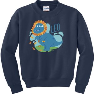 Leo Dinosaur Kids Sweatshirt