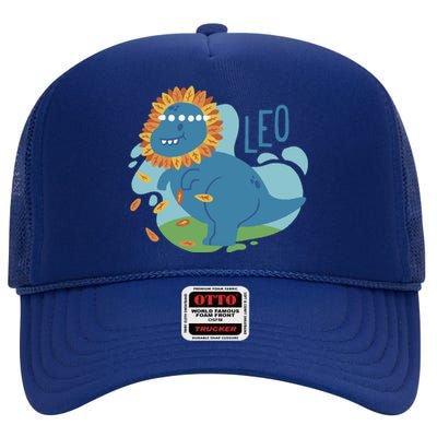 Leo Dinosaur High Crown Mesh Back Trucker Hat