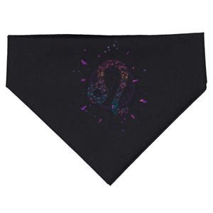 Leo Floral Zodiac USA-Made Doggie Bandana