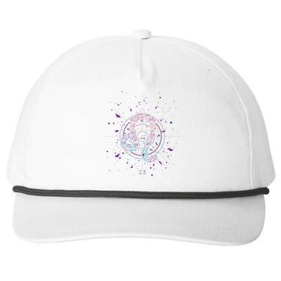 Leo Floral Zodiac Snapback Five-Panel Rope Hat