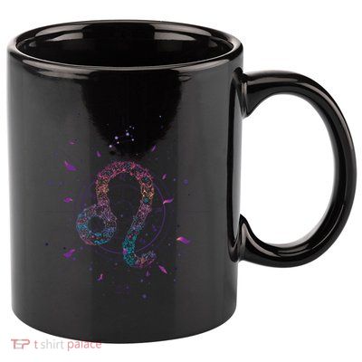 Leo Floral Zodiac 11oz C Handle Ceramic Mug