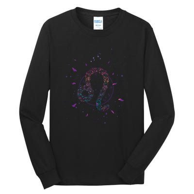 Leo Floral Zodiac Tall Long Sleeve T-Shirt