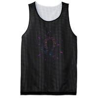 Leo Floral Zodiac Mesh Reversible Basketball Jersey Tank