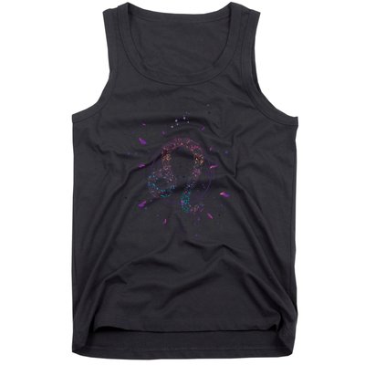 Leo Floral Zodiac Tank Top