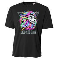 Leo Leonicorn Funny Unicorn Zodiac Sign Cooling Performance Crew T-Shirt