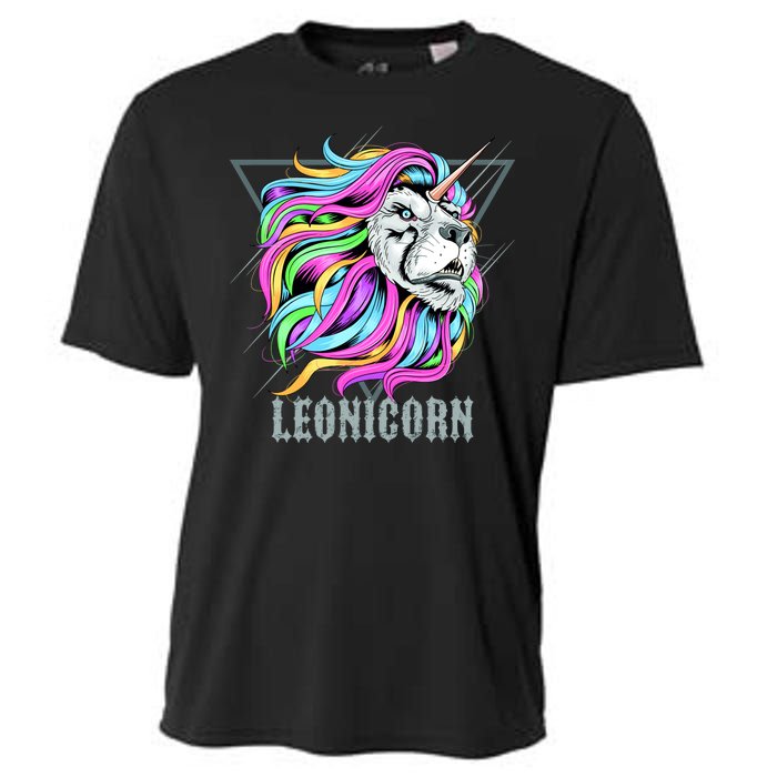 Leo Leonicorn Funny Unicorn Zodiac Sign Cooling Performance Crew T-Shirt