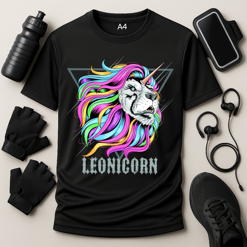 Leo Leonicorn Funny Unicorn Zodiac Sign Cooling Performance Crew T-Shirt